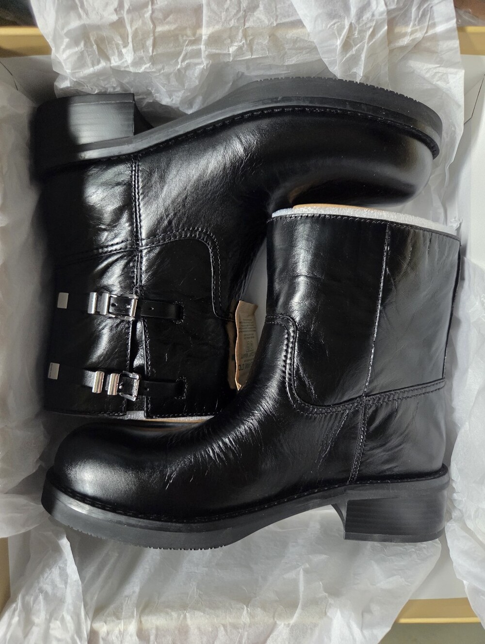 MICHAEL Michael Kors Black Darrington Flat Bootie sz 7 New